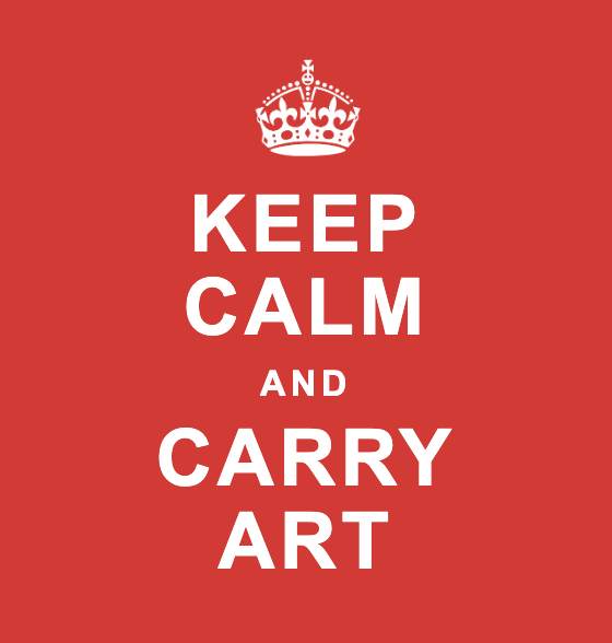 Keep Calm and Carry Art